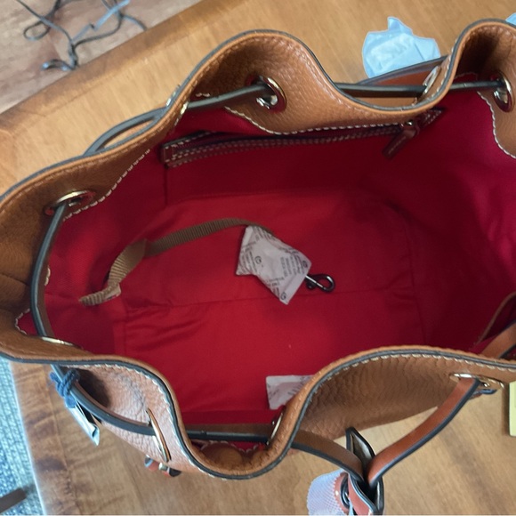 Dooney & Bourke Caramel Cooper Drawstring - Picture 8 of 16